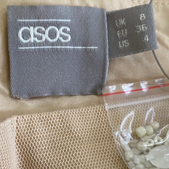 ASOS Flower Sequin, Pale Pink Skirt - Picture 3 of 4